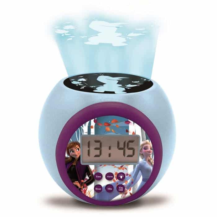 Lexibook RL977FZ Disney Frozen II Childrens Projector Clock with Timer - Image 2