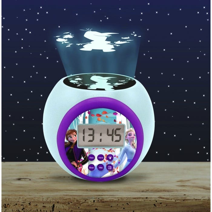 Lexibook RL977FZ Disney Frozen II Childrens Projector Clock with Timer - Image 3