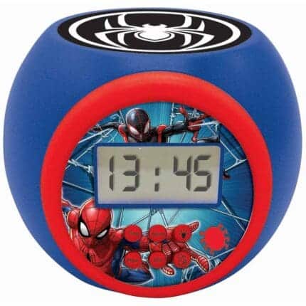 Lexibook RL977SP Spider-Man Childrens Projector Clock with Timer
