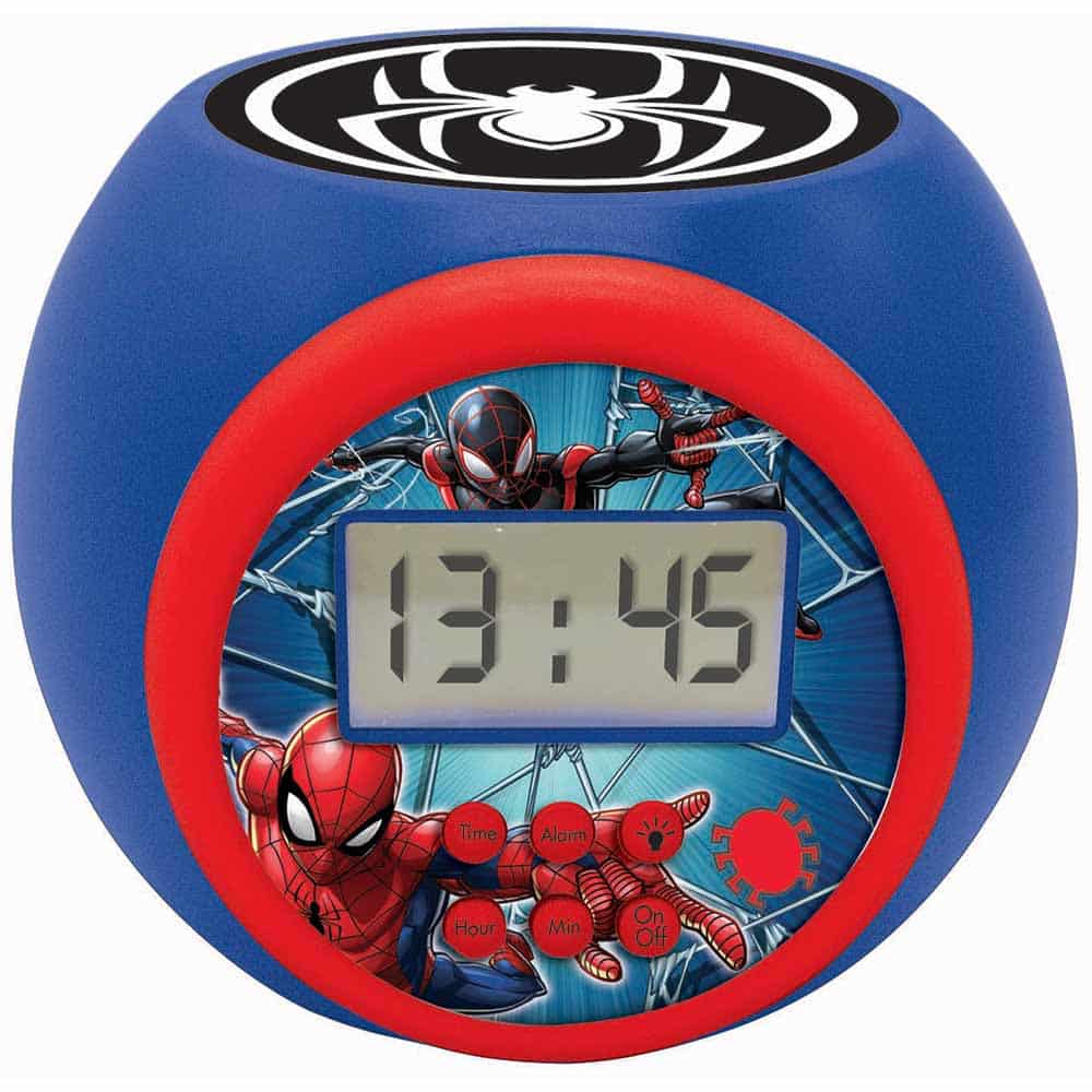 Lexibook Spider-Man Childrens Projector Clock with Timer Lexibook RL977SP Spider-Man Childrens Projector Clock with Timer - Image 1