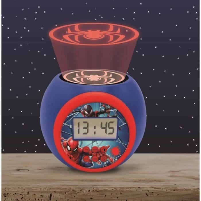 Lexibook RL977SP Spider-Man Childrens Projector Clock with Timer - Image 3