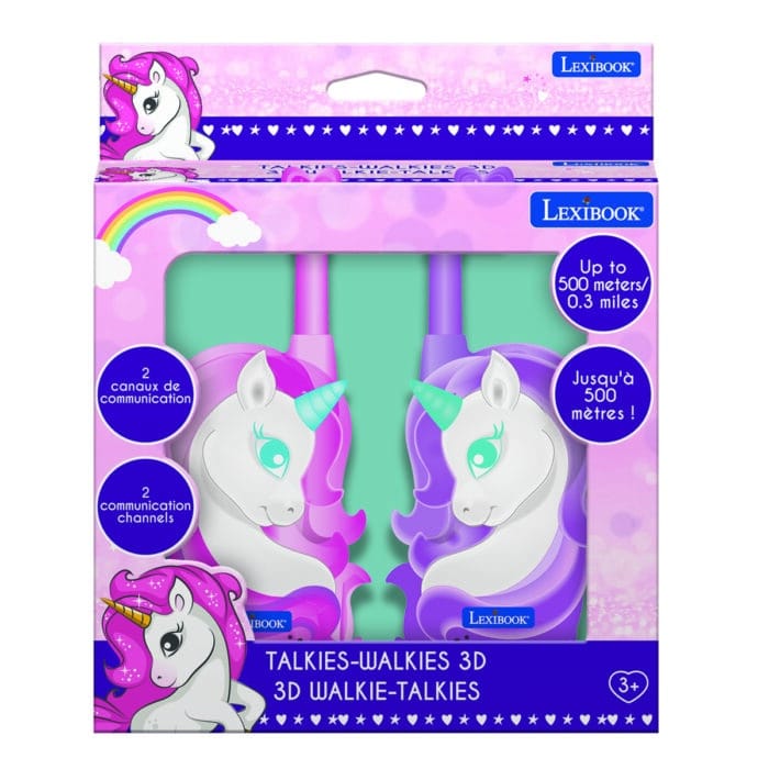 Lexibook TW18UNI 3D Unicorn Walkie-Talkies 500M - Image 3