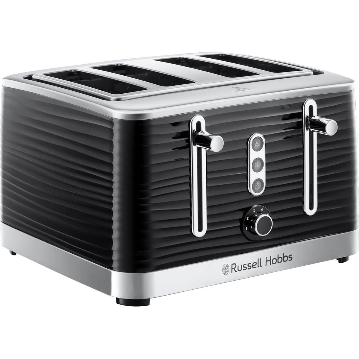 Russell Hobbs Inspire 4 Slice Toaster - Black jpg