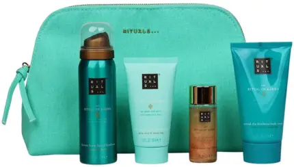 Rituals The Ritual of Karma Gift Set 30ml Body Shimmer Oil + 70ml Body Cream + 50ml Foaming Shower Gel + 50ml Cooling After Sun Shower Gel