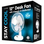 Lloytron 12 Inch Desk Fan - Express1worlduk Fwh Jpg
