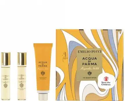 Acqua di Parma Magnolia Nobile Gift Set 12ml EDP + 12ml Hair Mist + 30ml Hand Cream