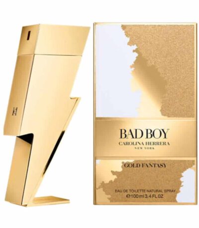 Carolina herrera mens bad boy gold fantasy edt spray oz fragrances