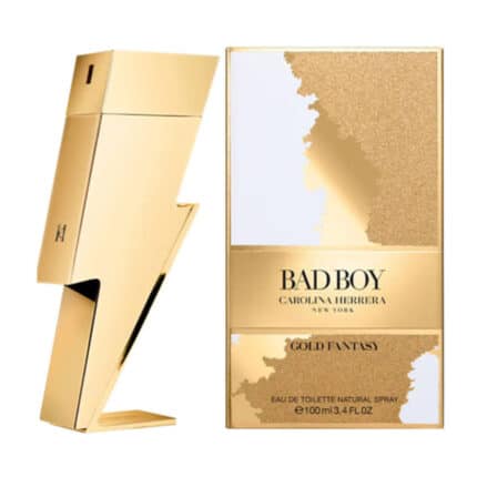 Carolina herrera mens bad boy gold fantasy edt spray oz fragrances