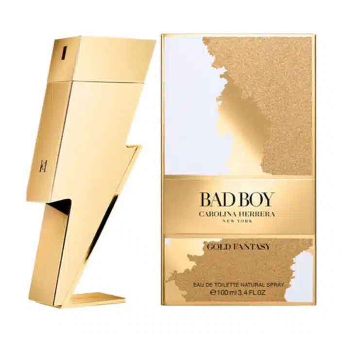 Carolina Herrera Mens Bad Boy Gold Fantasy Edt Spray Oz Fragrances