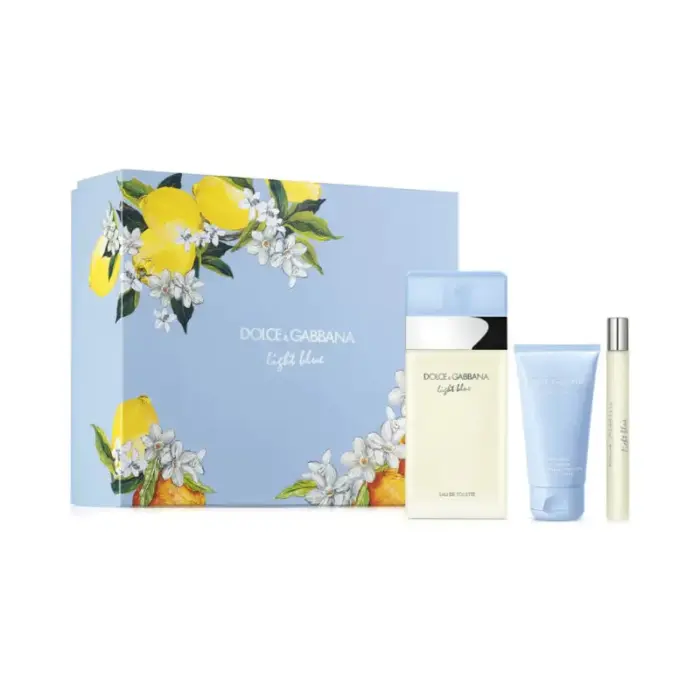 Dolce Gabbana Pc Light Blue Ml Edt Ml Bc Ml Edt Gift Set