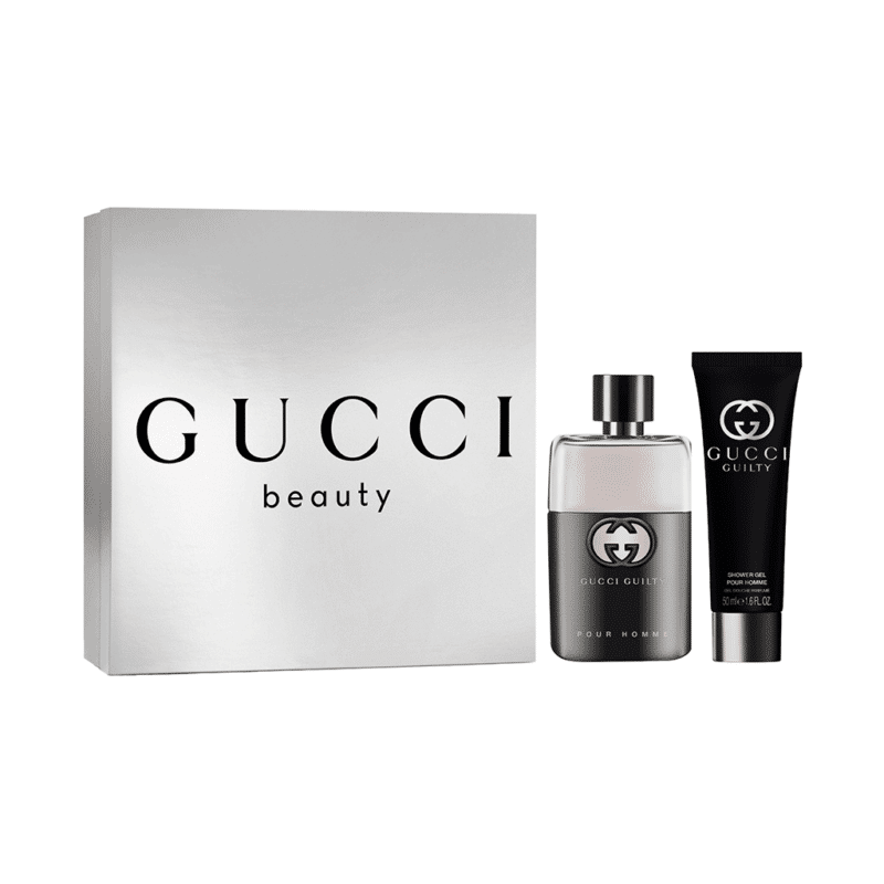 Gucci Men S Aftershave Gucci Guilty Pour Homme Aftershave Eau De Parfum Spray Gift Set Ml with Ml Shower Gel