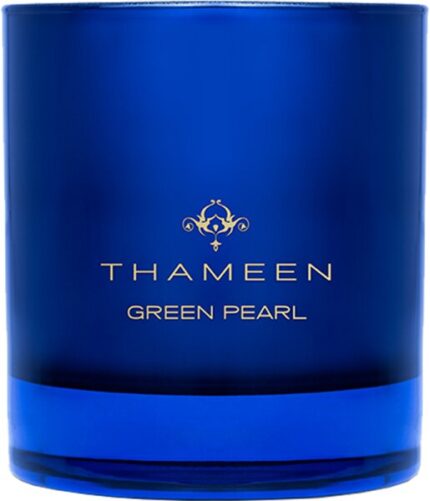 Thameen green pearl candle g