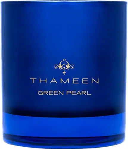 Thameen green pearl candle g