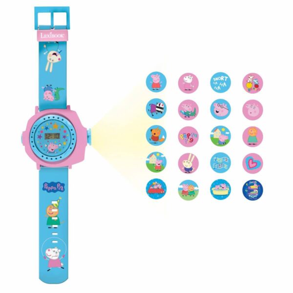 Lexibook Peppa Pig Children's Projection Watch with 20 Images - Express1worlduk Dmwpp Jpg