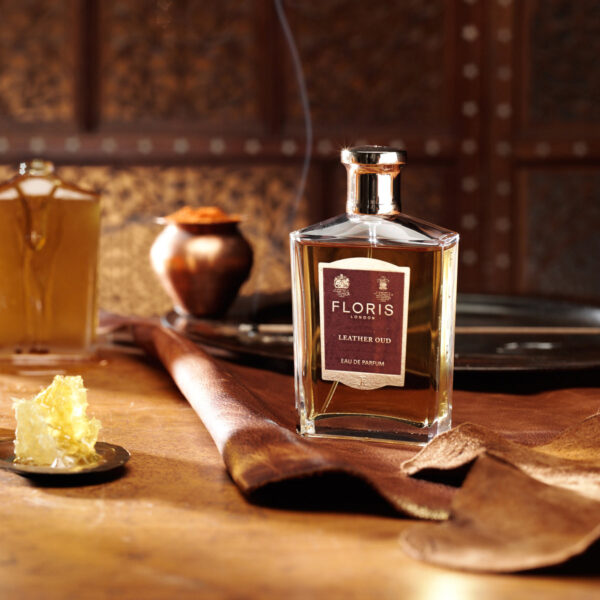 Floris Leather Oud Eau de Parfum 50ml Spray - Image 3