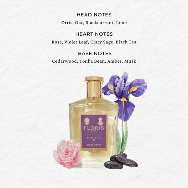Floris Platinum 22 Eau de Parfum 100ml Spray - Image 7