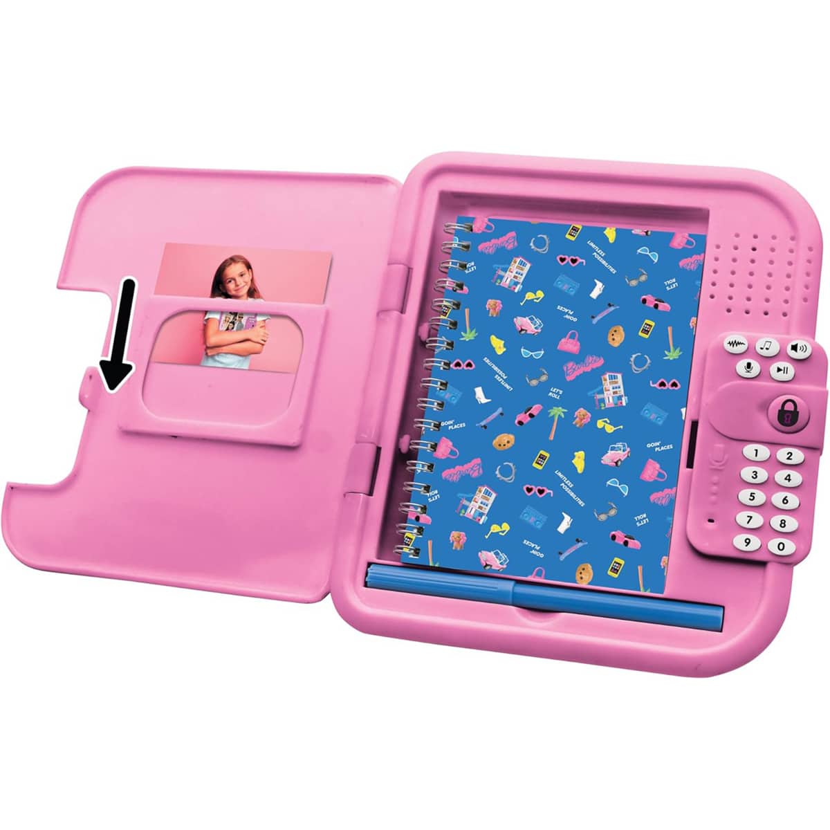 Lexibook Barbie Secret Safe Electronic Diary Sdbb jpg