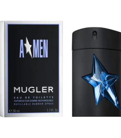 Thierry mugler amen eau de toilette rubber flask spray ml with packaging