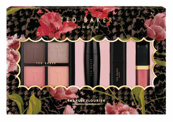 Ted Baker The Full Flourish Christmas Collection Set Gift Set 1x 4 Eyeshadow Palette + 1x Lipstick + 1x Mascara + 1x Lipgloss